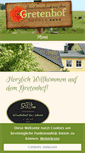 Mobile Screenshot of gretenhof.de